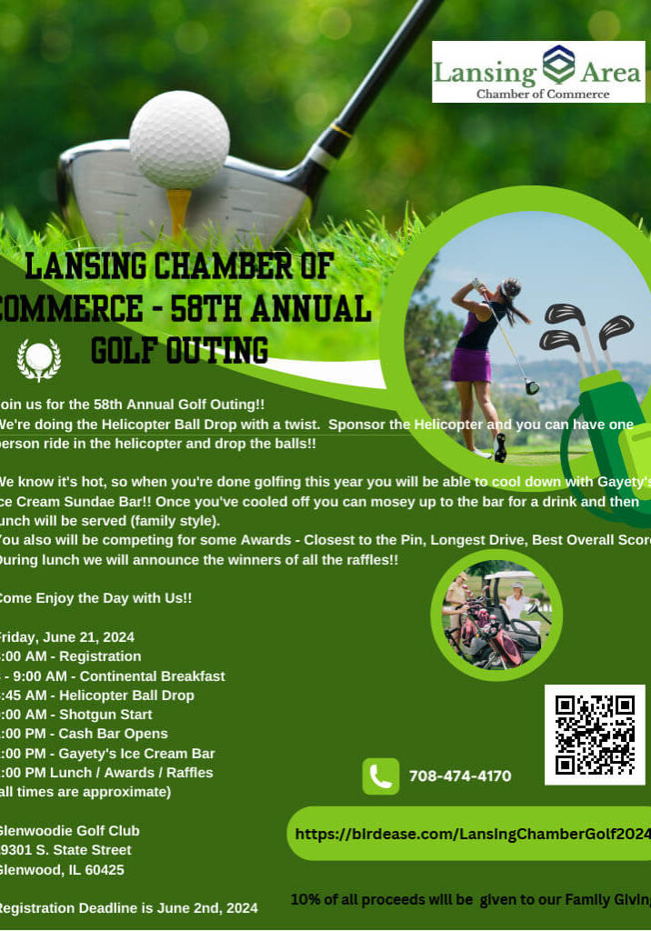 Golf 2024 Bl lettering Flyer